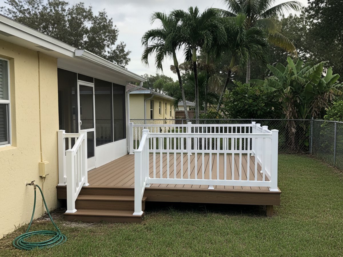 Deck Framing & Structural Repair completed by Coastal Deck Solutions in Coral Springs, FL