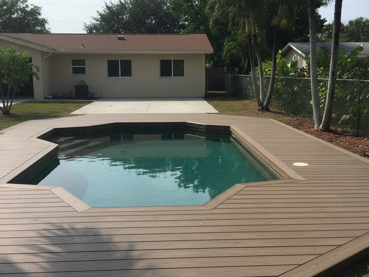 Composite Decking Installation completed by Coastal Deck Solutions in Fort Lauderdale, FL