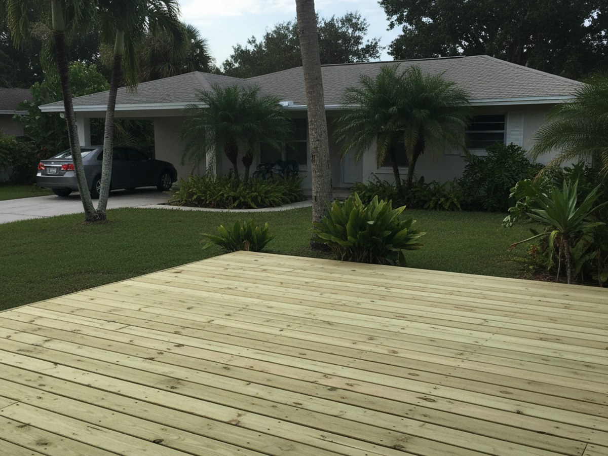 Deck Railing Installation & Repair completed by Coastal Deck Solutions in Pembroke Pines, FL