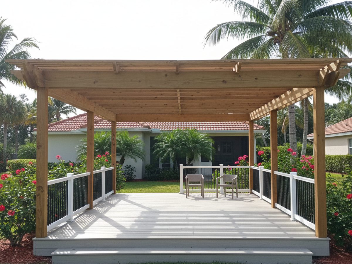 Pool Deck Installation completed by Coastal Deck Solutions in Pompano Beach, FL