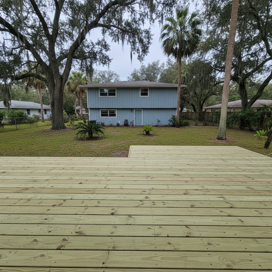 Composite Decking Installation completed by Coastal Deck Solutions in Hialeah, FL